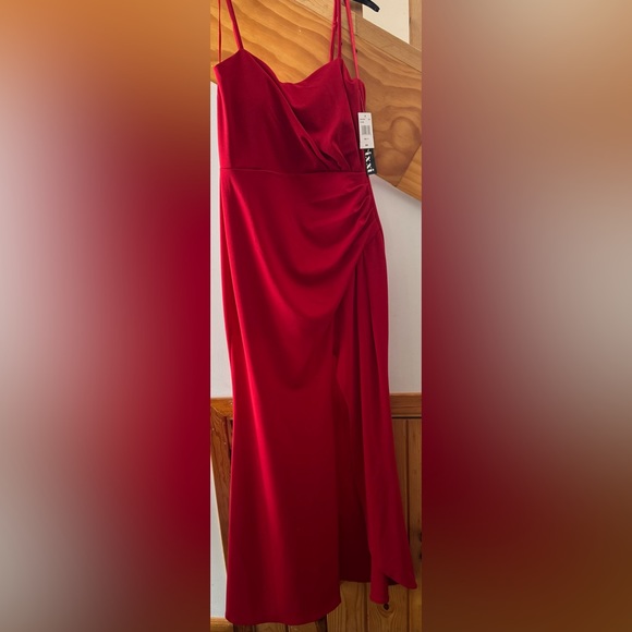 Trixxi Dresses & Skirts - Red Prom Dress with a Slit